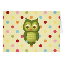 Wise Owl Greeting Card