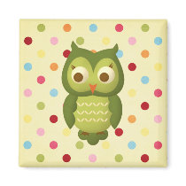 Wise Owl Magnet