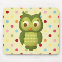 Wise Owl Mouse Pads