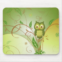 Wise Owl Mouse Pads