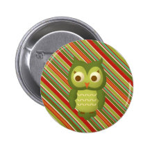 Wise Owl Pinback Buttons