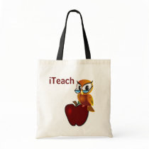 Wise Owl Teacher's Tote Bag bags