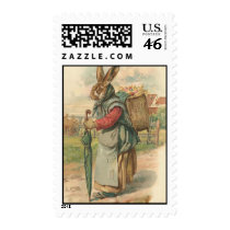 Wise Rabbit postage by MyOtherPlanet Wise Rabbit postage