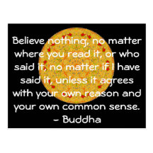 Wise Words of Wisdom from the Buddha quote Post Cards