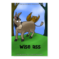 WiseAss Donkey/Owl Funny Posters posters