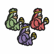Wisemen embroidered shirts