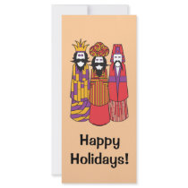 Wisemen Holiday Bookmarks rack cards