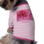 Wish Bone Pink Geranium Flower Pet Clothing