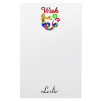 Wish Holiday Mermaid stationery by Victoreeah Wish Holiday Mermaid stationery
