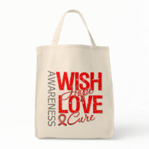 Wish Hope Love Cure Blood Cancer Bags