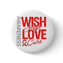 Wish Hope Love Cure Heart Disease Button