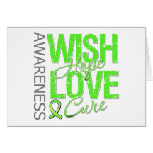 Wish Hope Love Cure Lyme Disease Card