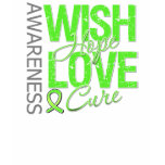 Wish Hope Love Cure Lyme Disease t-shirts
