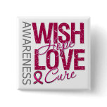 Wish Hope Love Cure Sickle Cell Anemia buttons