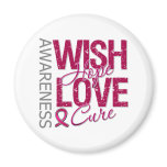 Wish Hope Love Cure Sickle Cell Anemia magnets