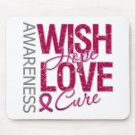 Wish Hope Love Cure Sickle Cell Anemia mousepads