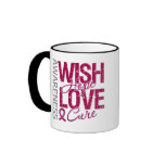 Wish Hope Love Cure Sickle Cell Anemia mugs
