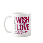 Wish Hope Love Cure Sickle Cell Anemia mugs