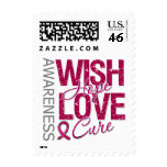 Wish Hope Love Cure Sickle Cell Anemia stamps