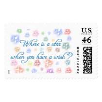 Wish Star postage by saphireice Wish Star postage