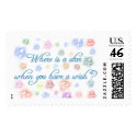 Wish Star postage by saphireice Wish Star postage