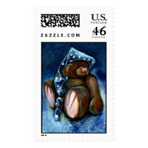 'Wish' Teddy Bear Postage postage