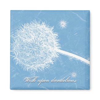 Wish upon a dandelion magnet
