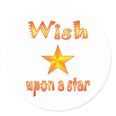 To keep hopes alive, we need so sometimes wish upon a star, 