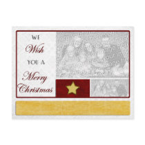 Wish you a Merry Christmas Photo Template postcards by HeartsinFocus Wish you a Merry Christmas Photo Template postcards