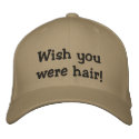 Wish you were hair! hAT embroidered hats by Tamathaa Wish you were hair! hAT embroidered hats