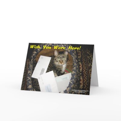 "Wish You Were Here" card by tim895