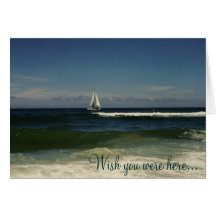 Wish You Were Here Card