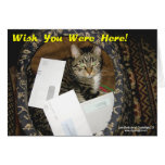 "Wish You Were Here" card