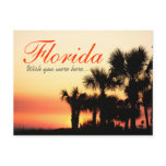 Wish you were here - Florida palm tree sunset Postcards