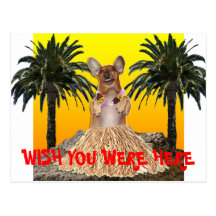 Wish you were here postcard