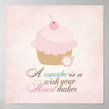 Wish your heart makes - Cupcake Print
