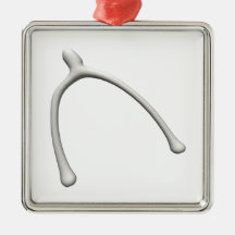 Wishbone Christmas Ornament
