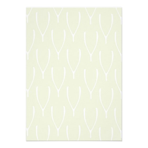 Wishbone Thanksgiving Invitation or Greeting Card