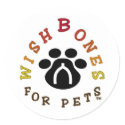 Wishbones for Pets Logo stickers by wishbonesforpets Wishbones for Pets Logo stickers