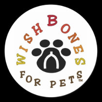 Wishbones for Pets Logo stickers