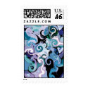 Wishes - Abstract Postage Stamps