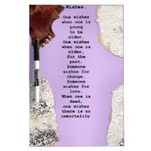 wishes Dry-Erase whiteboard