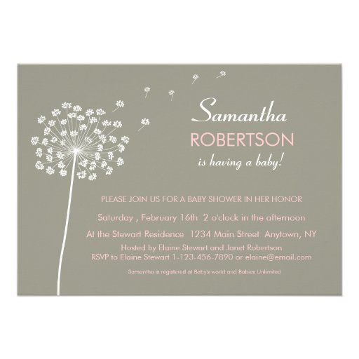 Wishes for Baby Shower Invitation
