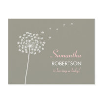 Wishes for Baby Shower postcard invitation