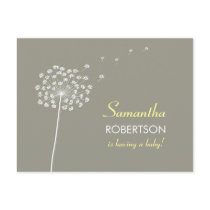 Wishes for Baby Shower postcard invitation