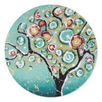 "Wishes" Round Sticker