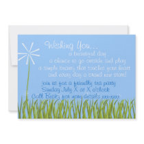 Wishing Flower Personalized Announcements