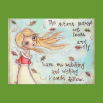 Wishing I Could Follow - Post Card postcards