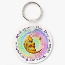 Wishing Moon Keychain