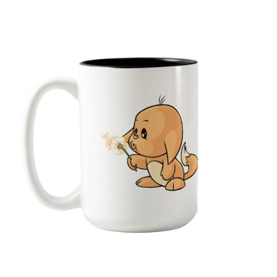 Wishing orange Kacheek Mugs by neopets